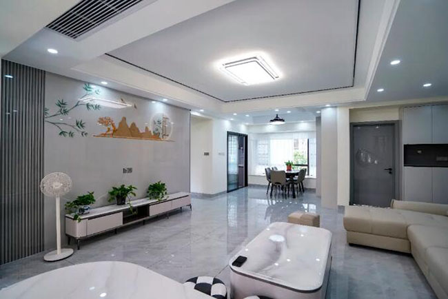 134㎡現(xiàn)代簡約四居室，拒絕過度裝修！有時(shí)候越簡單就越顯高級！